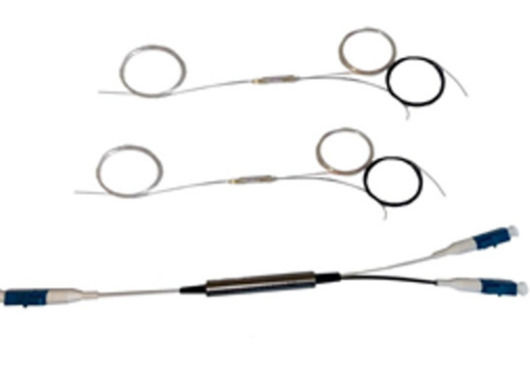 Flat Passband WDM Device 0.7dB Low Insertion Loss CDWM Fiber