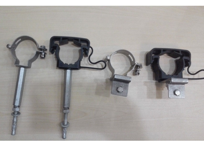 100km/h Medium Speed Stainless Steel Wire Clamps For Leak Cable